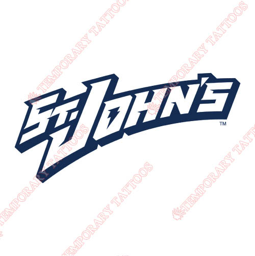St. Johns Red Storm Customize Temporary Tattoos Stickers NO.6357